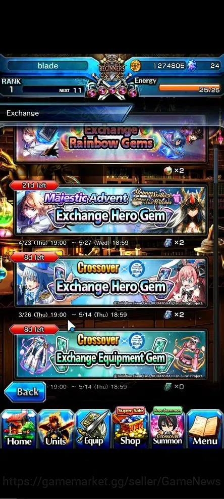 Grand Summoners Accounts Starter Global|Rank 1|Fresh Starter|3 Ascend+1 TW|[Shuna]+TW,Elenore,Misette|Lpot 26|Check 10