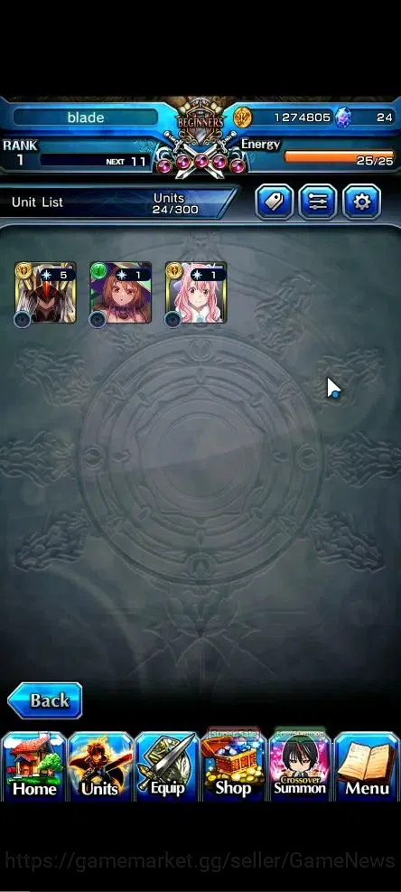 Grand Summoners Accounts Starter Global|Rank 1|Fresh Starter|3 Ascend+1 TW|[Shuna]+TW,Elenore,Misette|Lpot 26|Check 4