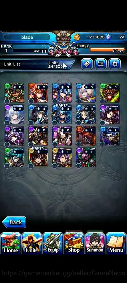 Grand Summoners Accounts Starter Global|Rank 1|Fresh Starter|3 Ascend+1 TW|[Shuna]+TW,Elenore,Misette|Lpot 26|Check 5