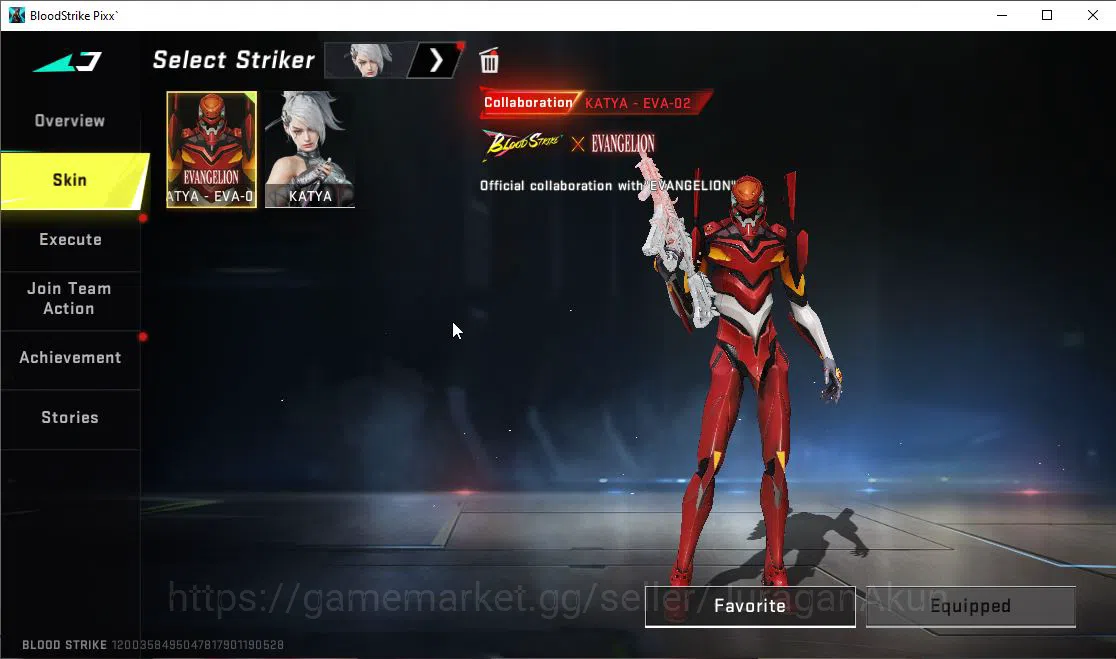 Blood Strike Accounts ASIA|Collab EVA Katya,Scar + Limit RPK-Vermi,MP155 image 3