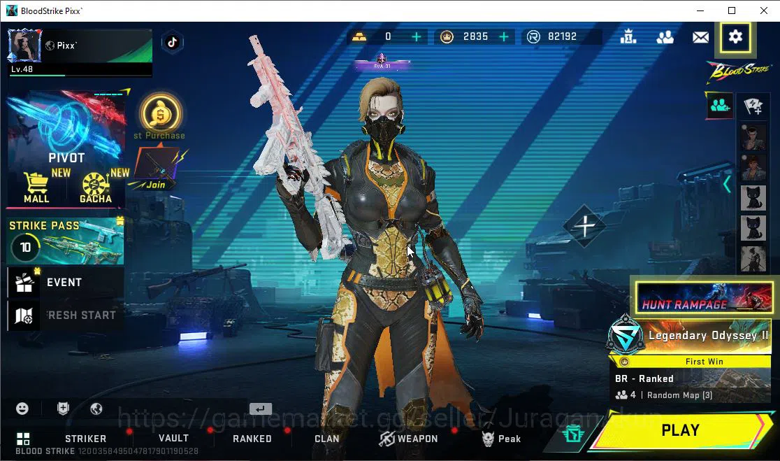 Blood Strike Accounts ASIA|Collab EVA Katya,Scar + Limit RPK-Vermi,MP155 image 4