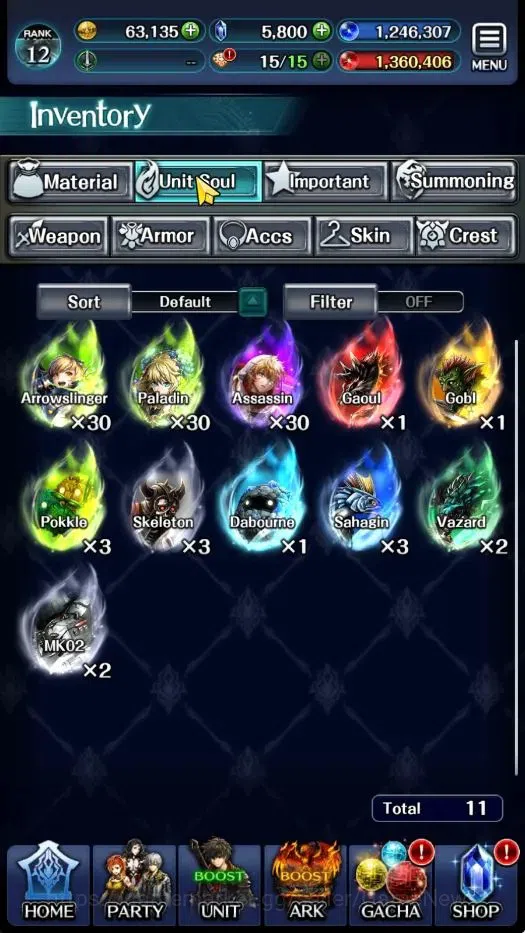 Last Cloudia Accounts GLOBAL|Rank 12|Collab Brave Frontier (Goddess Tili image 12