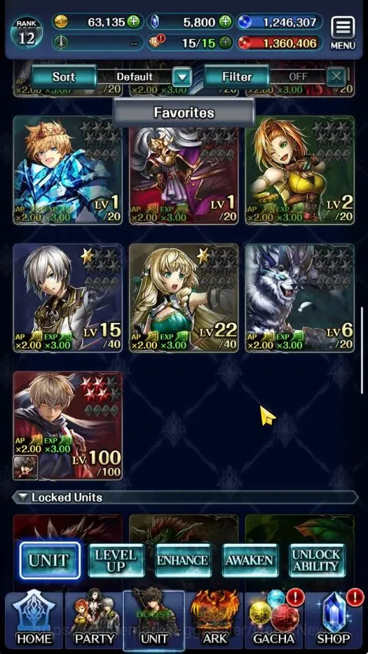 Last Cloudia Accounts GLOBAL|Rank 12|Collab Brave Frontier (Goddess Tili image 3