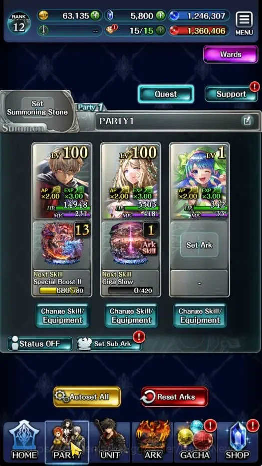 Last Cloudia Accounts GLOBAL|Rank 12|Collab Brave Frontier (Goddess Tili image 7