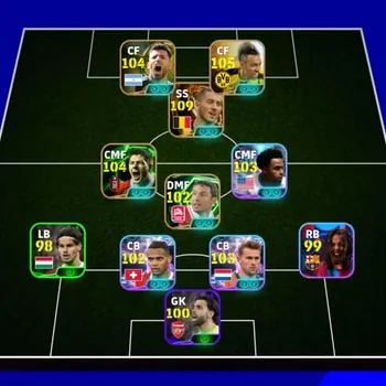 eFootball Accounts Mid-Tier Hazard BT + Aubameyang minato Manager 1