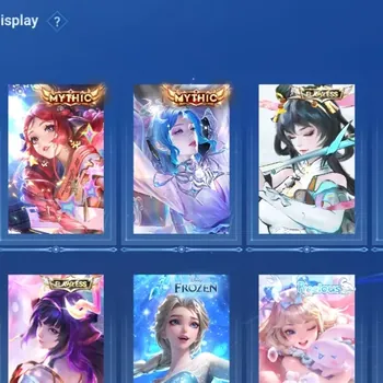 Honor of Kings Accounts Rare Skin Hero 117|Skin 349|Flawless Arli,Xiao Qiao,Yaria,Frozen Lady Zhen|Mythic Yaria
