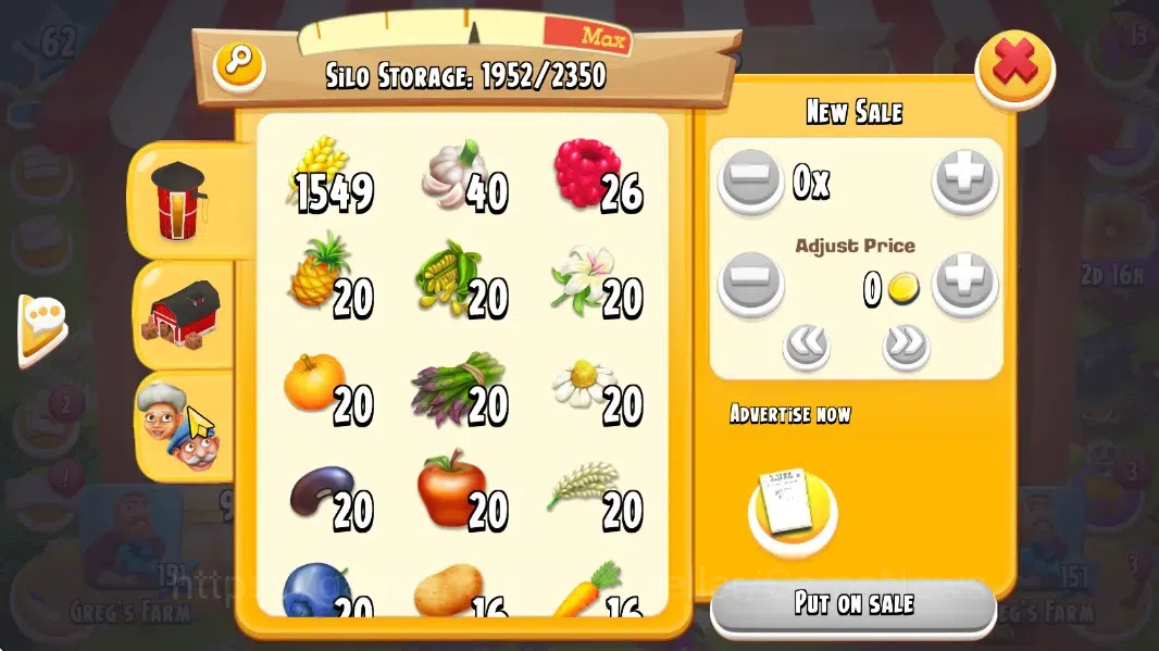 Hay Day Accounts Lvl 62 | Silo Storage 2350 + Barn Storage 2500 + 2 image 12