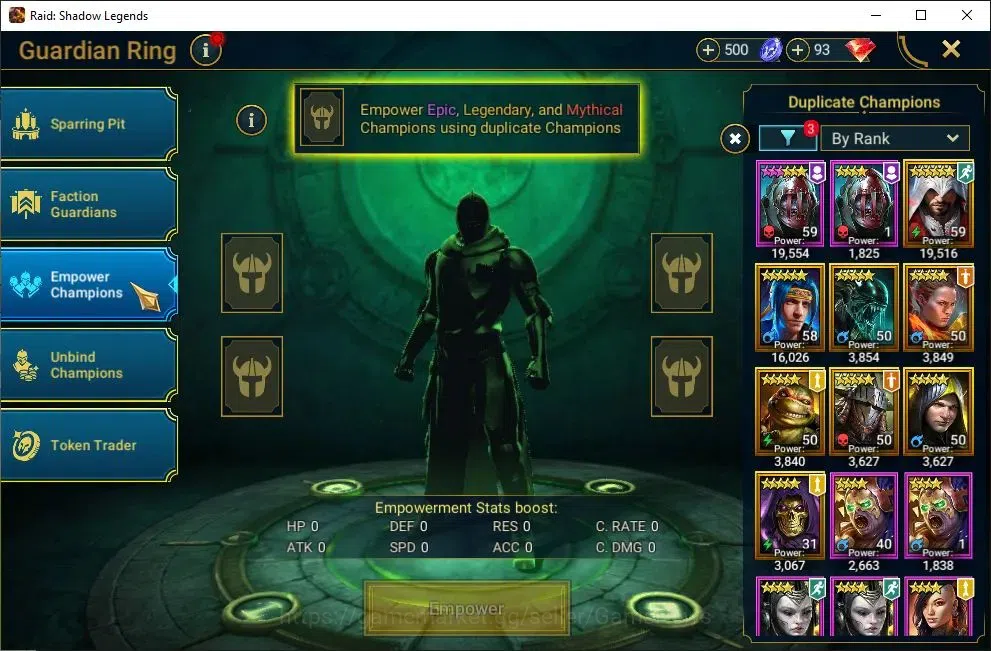 Raid: Shadow Legends Accounts Mid-Game Lv42 1,2M Power|2 Mythic(Lazarius,Androc)|26 14