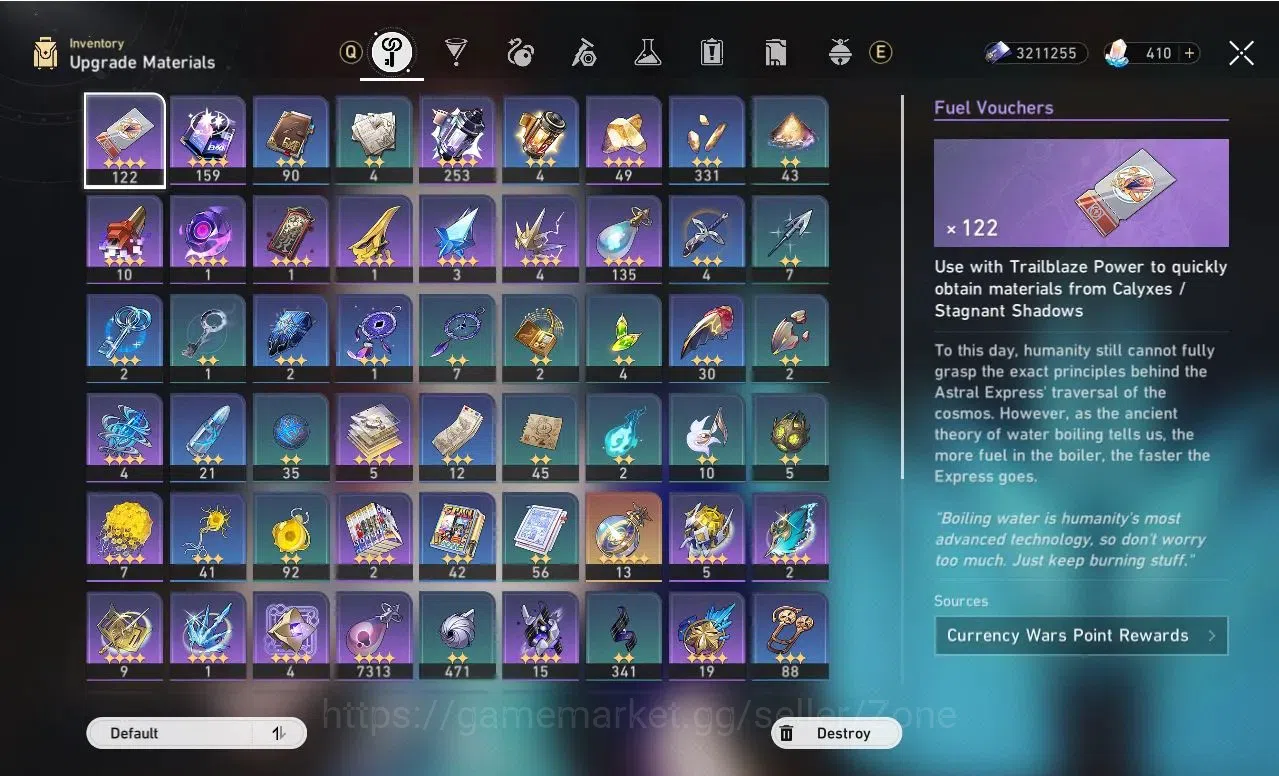 Honkai Star Rail Accounts Others ASIA|TL70|22 Premium L80: Yao Guang, Acheron, Evanescia, Feixiao, Castorice, Sparkle, The 6