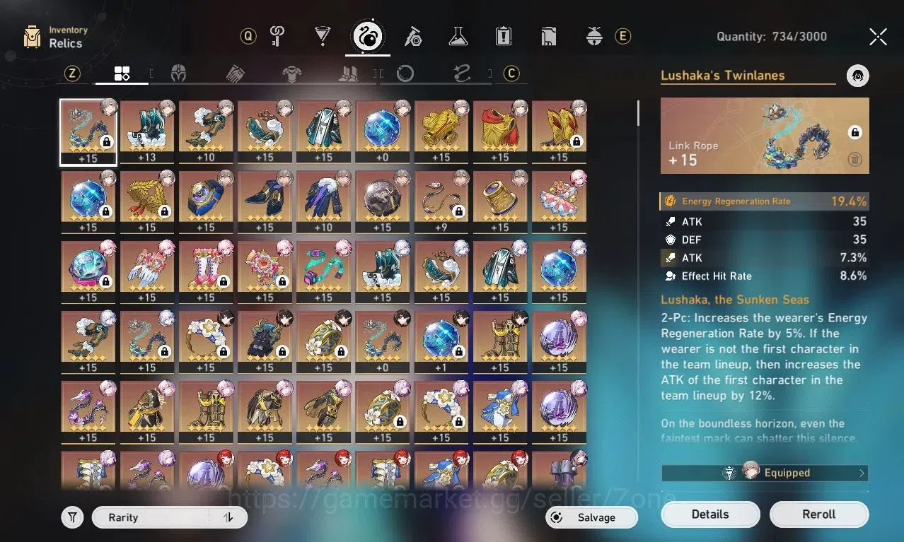 Honkai Star Rail Accounts Others ASIA|TL70|22 Premium L80: Yao Guang, Acheron, Evanescia, Feixiao, Castorice, Sparkle, The 8