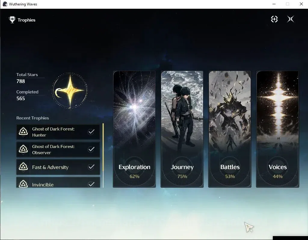 Wuthering Waves Accounts EU|UL 47|Ready Gacha|64k Astrite+125 Lustrous+12 R image 10