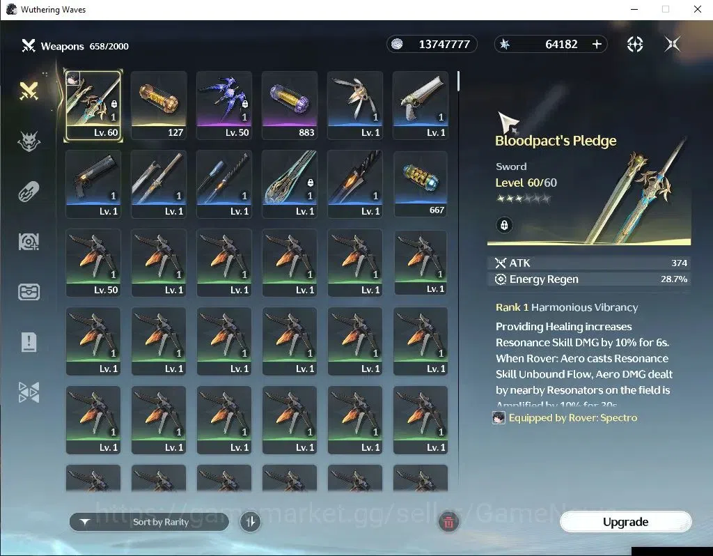 Wuthering Waves Accounts EU|UL 47|Ready Gacha|64k Astrite+125 Lustrous+12 R image 4