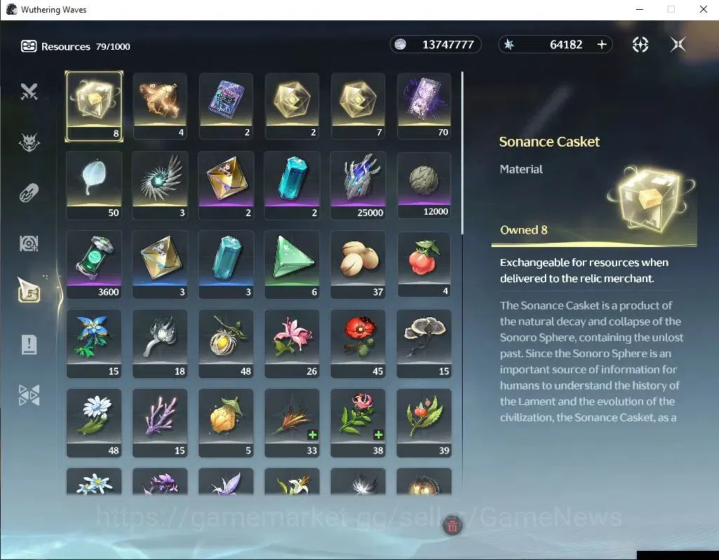 Wuthering Waves Accounts EU|UL 47|Ready Gacha|64k Astrite+125 Lustrous+12 R image 7