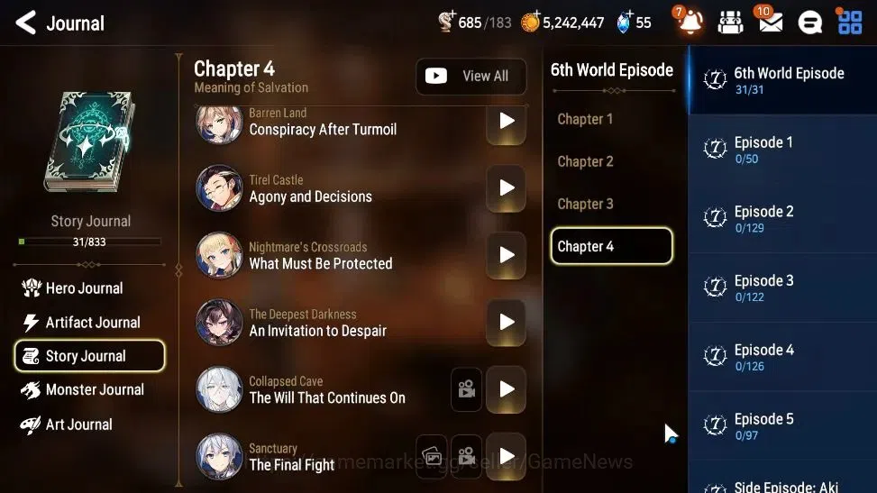 Epic Seven Accounts GLOBAL UnVerif|New Era|3 ML(Briar Witch Iseria,Str image 10