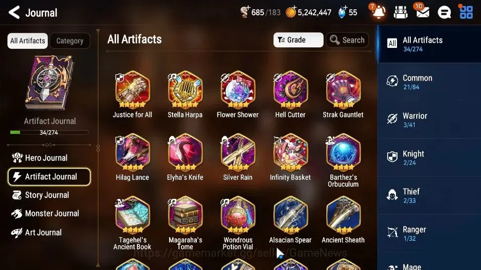 Epic Seven Accounts GLOBAL UnVerif|New Era|3 ML(Briar Witch Iseria,Str image 8