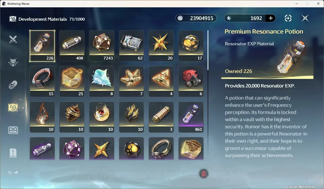 Wuthering Waves Accounts Others SEA|UL 52|Rank 6|4 Char Limited 15