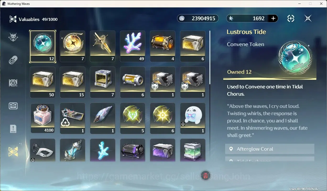Wuthering Waves Accounts Others SEA|UL 52|Rank 6|4 Char Limited 18