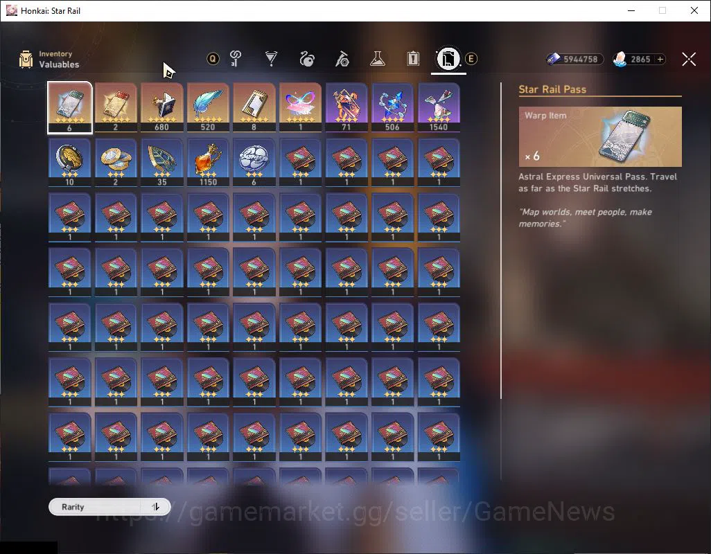 Honkai Star Rail Accounts Asia|TL 63|2,8k SJ|8 Limited|[Phainon,Cyrene]+Sign image 4