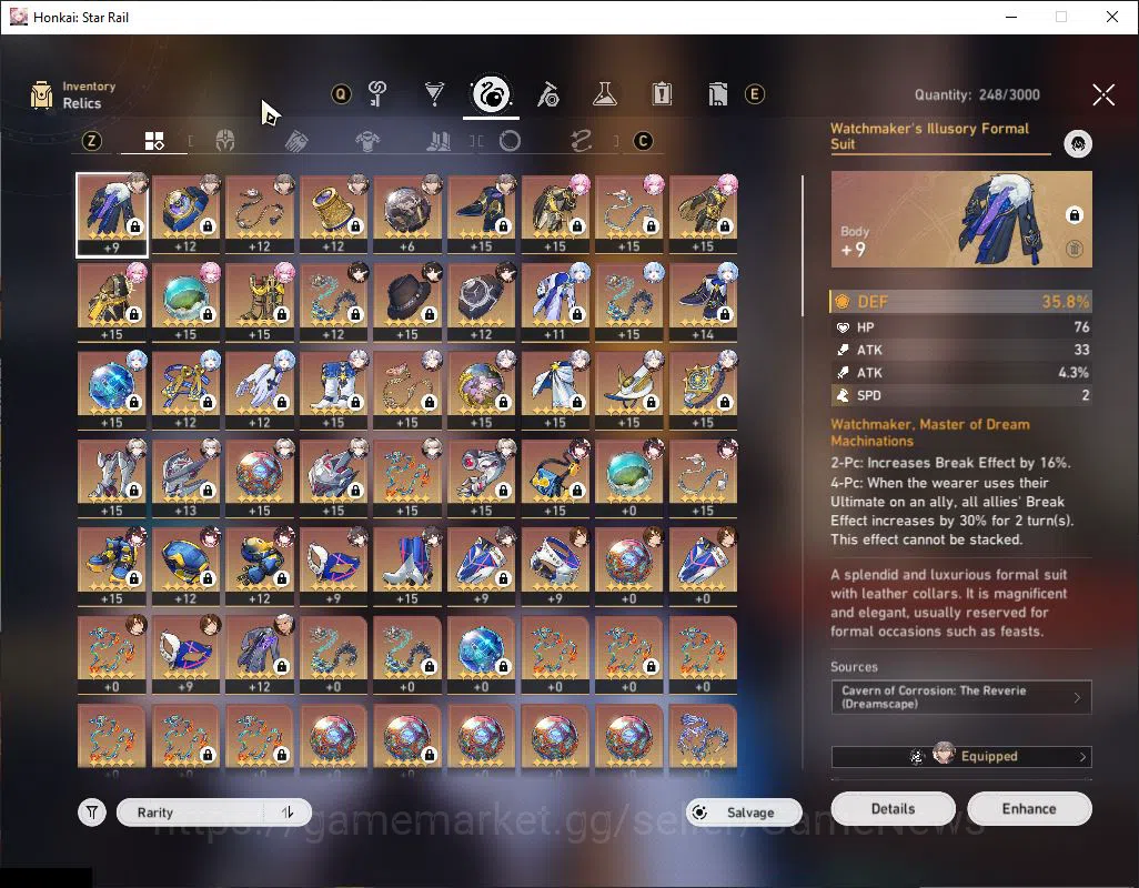 Honkai Star Rail Accounts Asia|TL 63|2,8k SJ|8 Limited|[Phainon,Cyrene]+Sign image 6
