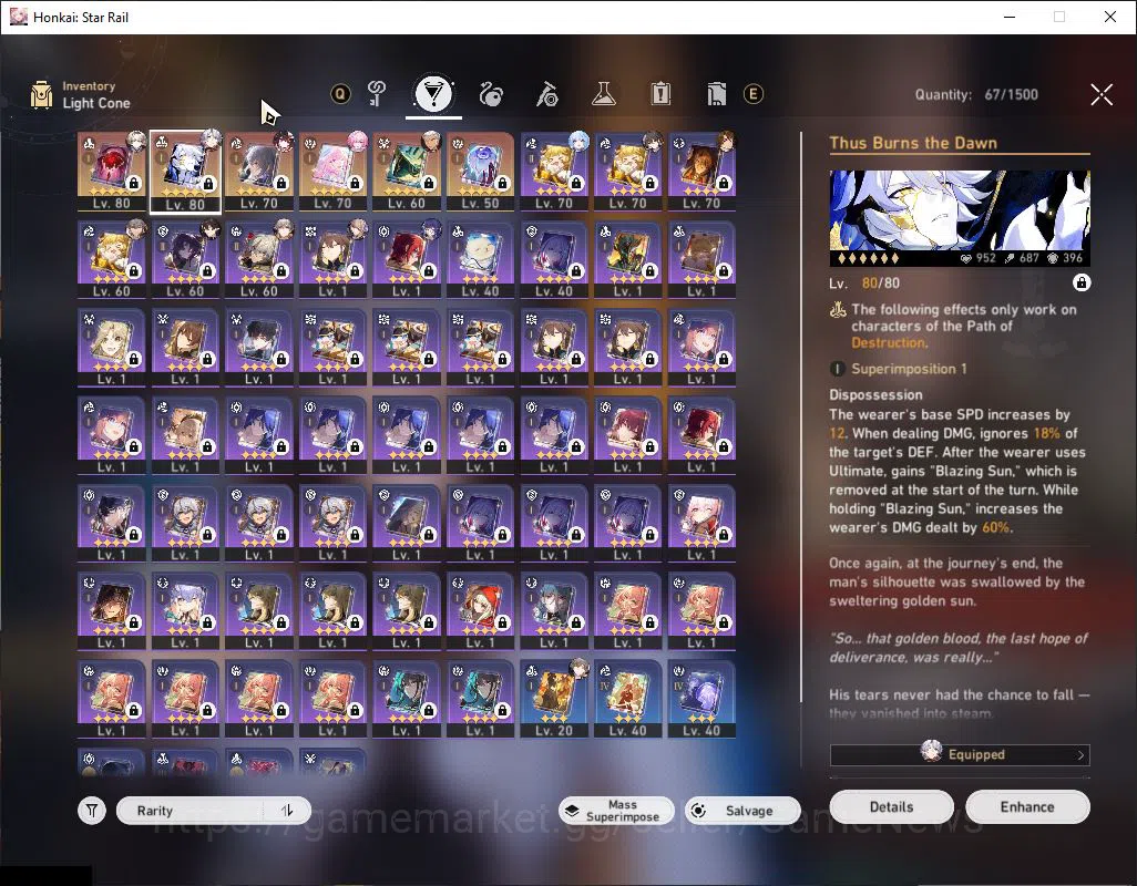 Honkai Star Rail Accounts Asia|TL 63|2,8k SJ|8 Limited|[Phainon,Cyrene]+Sign image 8