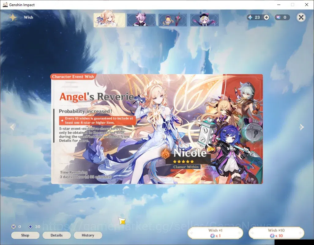 Genshin Impact Accounts ASIA|AR 49|2 Limited + 3 (*5Standard)|Nefer,Columb image 10