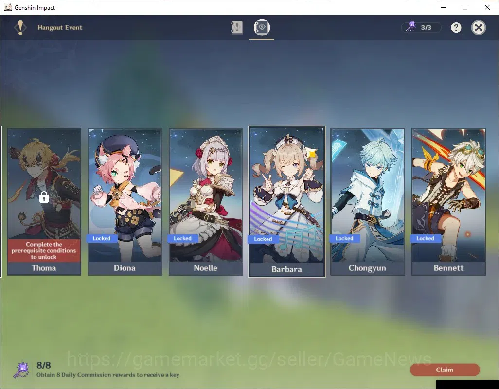 Genshin Impact Accounts ASIA|AR 49|2 Limited + 3 (*5Standard)|Nefer,Columb image 17