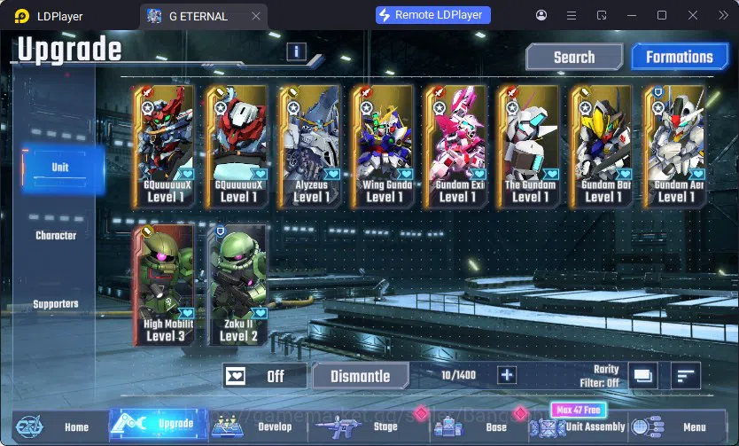 SD Gundam G Generation ETERNAL Accounts Global Rank 1 | FreshStory | 100+K Diamond, Selector Banner On, 8Gundam SSR+ 2Supp 2