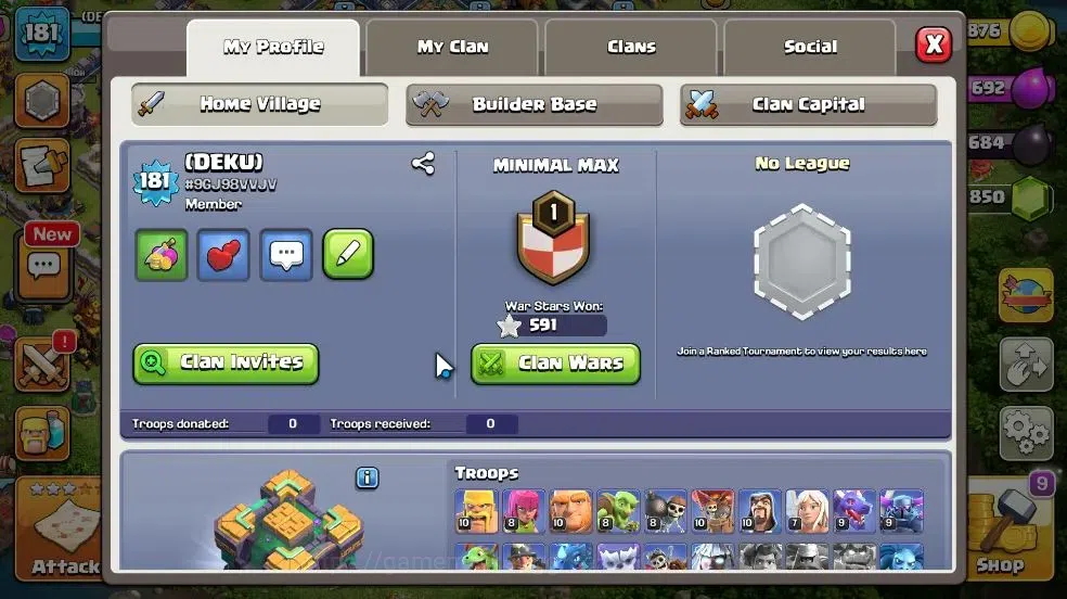 Clash of Clans Accounts LV 181|TH 14-BH 9|Limited Skin|BK 56,AQ 68,GW 37,M image 3