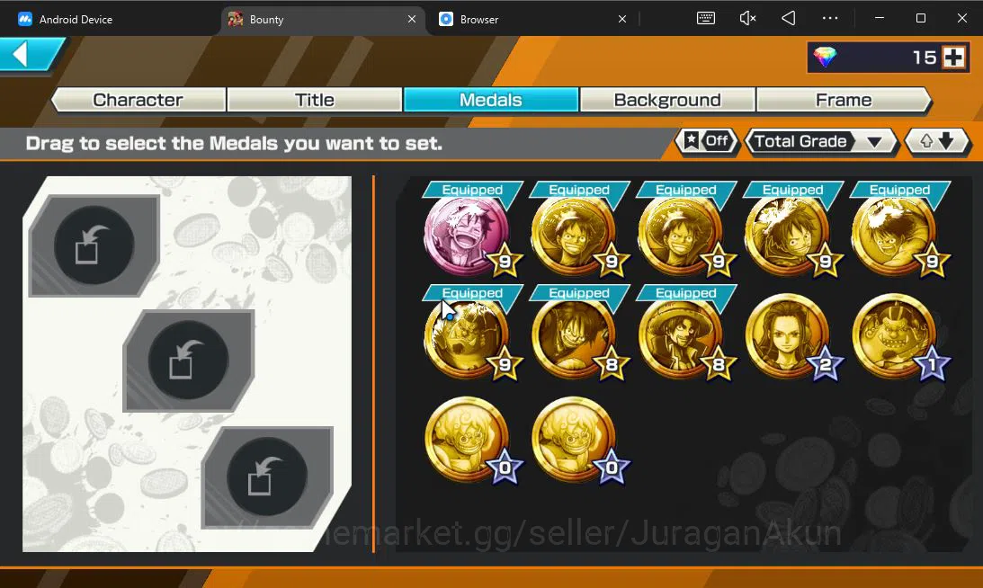 One Piece Bounty Rush Accounts Global | 2 META EX | TFE Luffy, WI Trafalgar Law | image 3