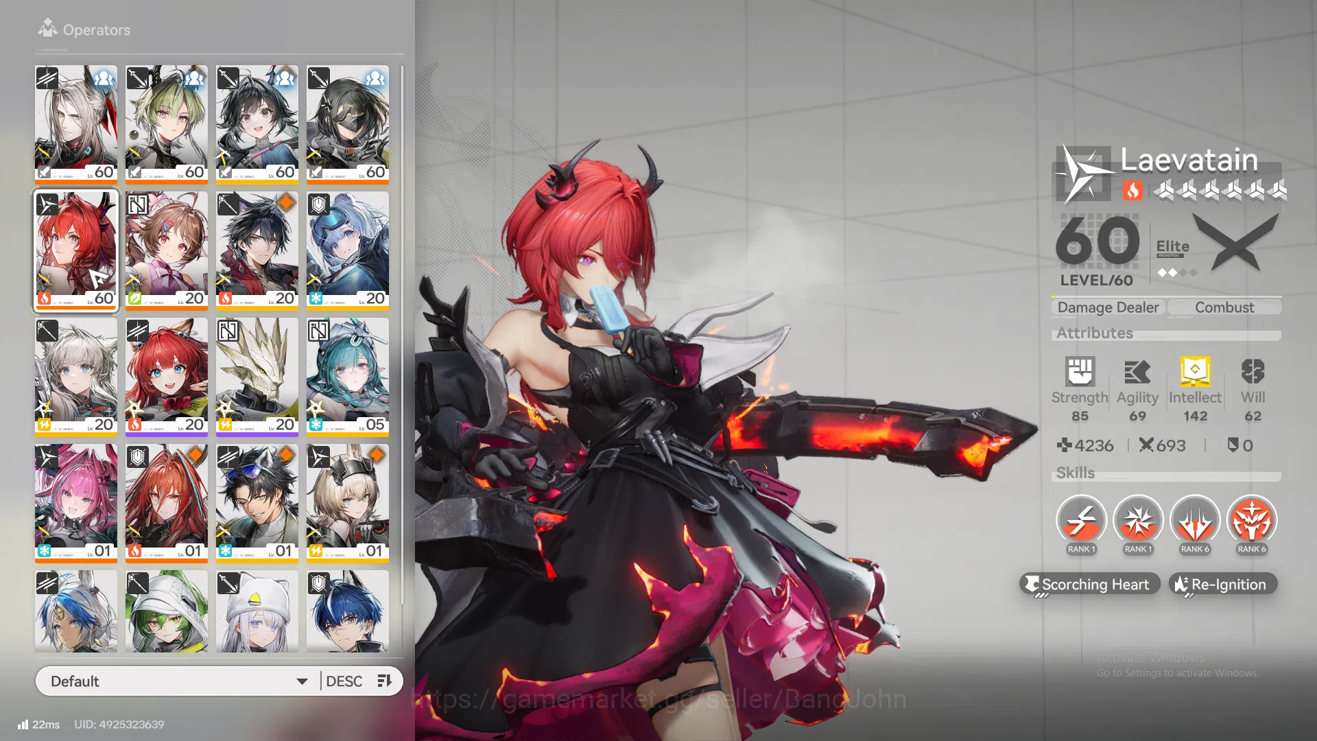 Arknights: Endfield Accounts Mid Game | ASIA | Laevatain | Yvonne | lifeng | po image 2