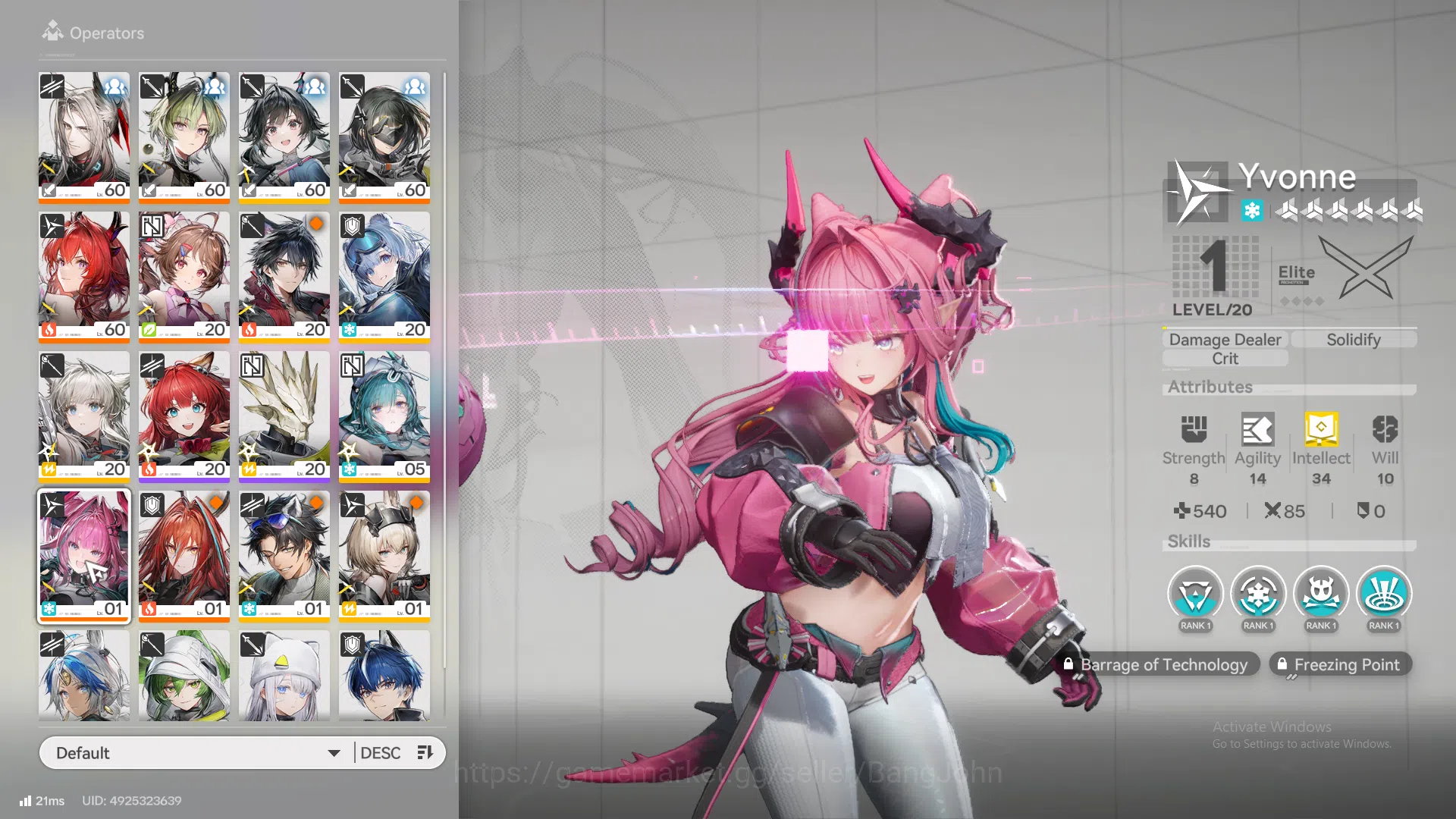 Arknights: Endfield Accounts Mid Game | ASIA | Laevatain | Yvonne | lifeng | po image 3