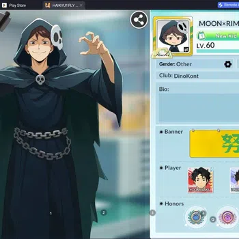 HAIKYU!! FLY HIGH Accounts SEA LV60|20K DM|4 SP[OikawaR2,Kozume,Kuroo,Iwaizumi]+Memo|4