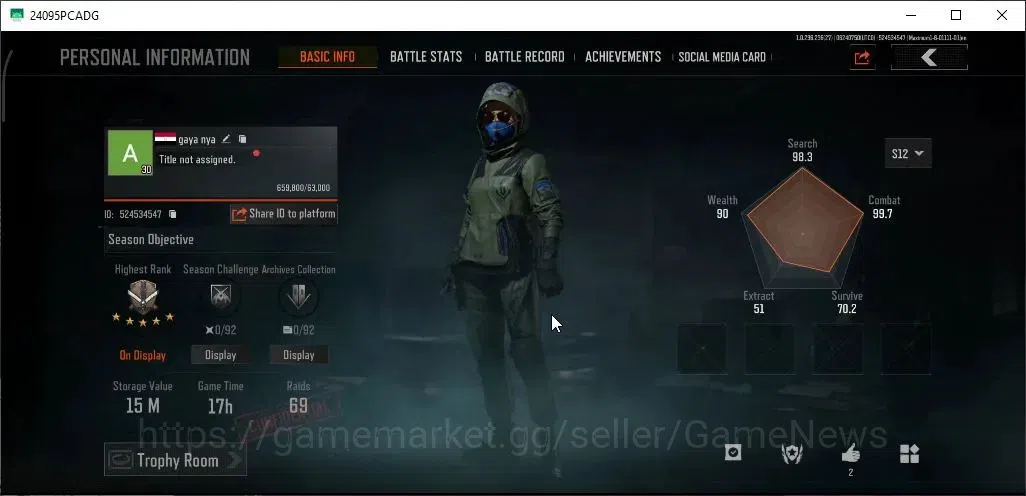 Arena Breakout Accounts MOBILE|Lv30|SV 15M|CV 12M|Rebel Glassess,SS AKM,Fi image 2