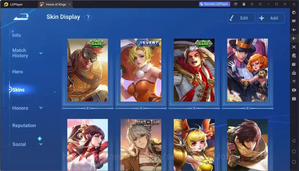 Honor of Kings Accounts Global | 69H 20S | 1 LEGEND skin, 3 EPIC skins, 1  image 4