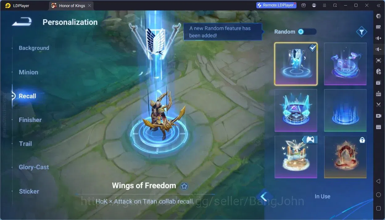 Honor of Kings Accounts Global | 69H 20S | 1 LEGEND skin, 3 EPIC skins, 1  image 6