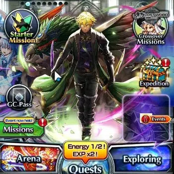 Grand Summoners End-Game Global|Rank 95|662 cc|12 Ascend+4 TW|(Kamijo,Fen,R image 1