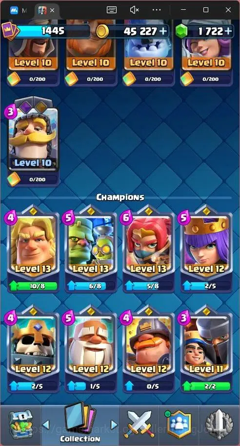 Clash Royale Accounts Global |CL 1445|KTL 14|Trophy 9324|121 Cards|1 Lv1 image 13