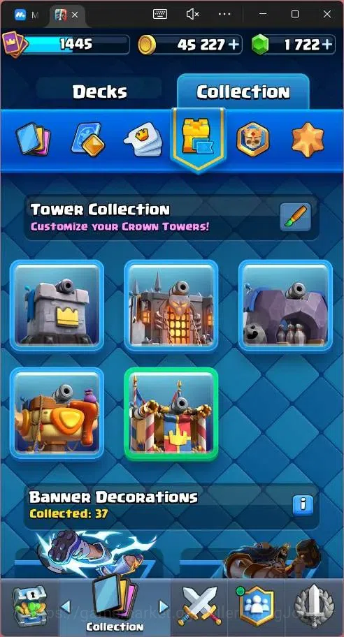 Clash Royale Accounts Global |CL 1445|KTL 14|Trophy 9324|121 Cards|1 Lv1 image 17