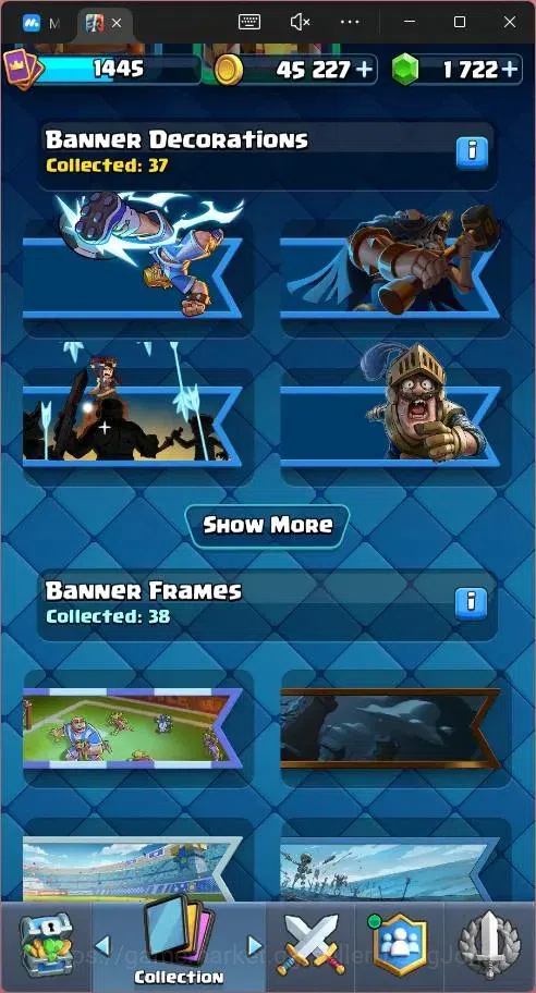 Clash Royale Accounts Global |CL 1445|KTL 14|Trophy 9324|121 Cards|1 Lv1 image 18