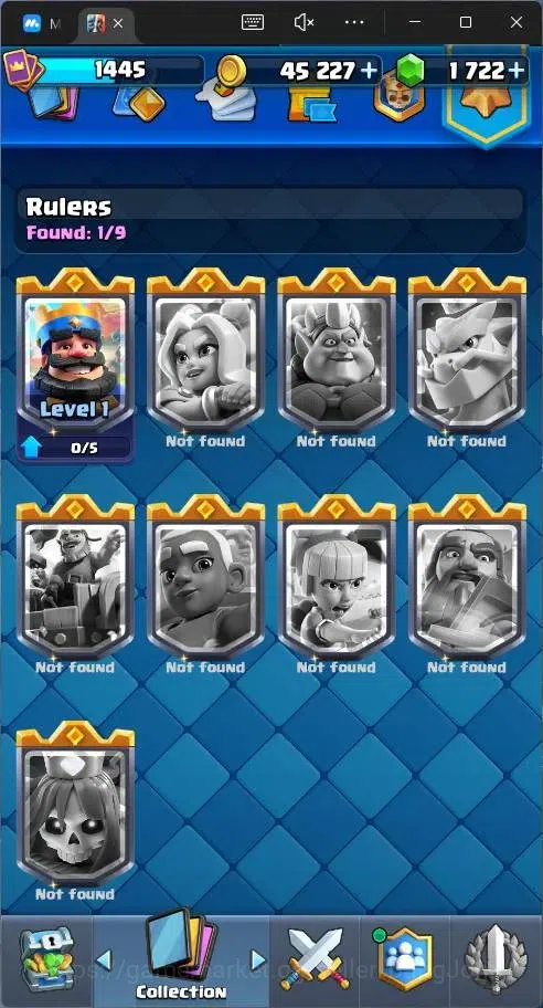 Clash Royale Accounts Global |CL 1445|KTL 14|Trophy 9324|121 Cards|1 Lv1 image 20