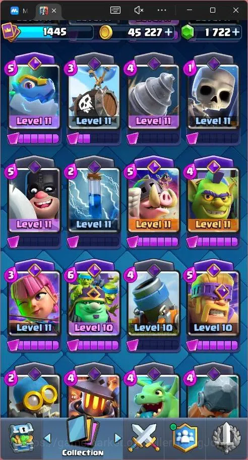 Clash Royale Accounts Global |CL 1445|KTL 14|Trophy 9324|121 Cards|1 Lv1 image 9