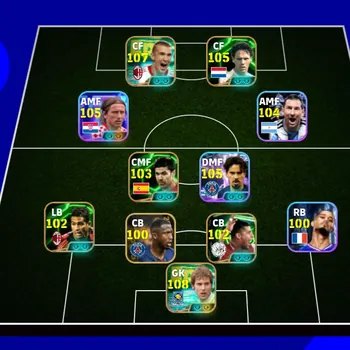 eFootball Accounts Legends & Iconic Players COLECTIVE 3212+| LEGEND EDWIN VAN DE SAR x ANDRY SEVCHENKO x LUKA MODRIC x