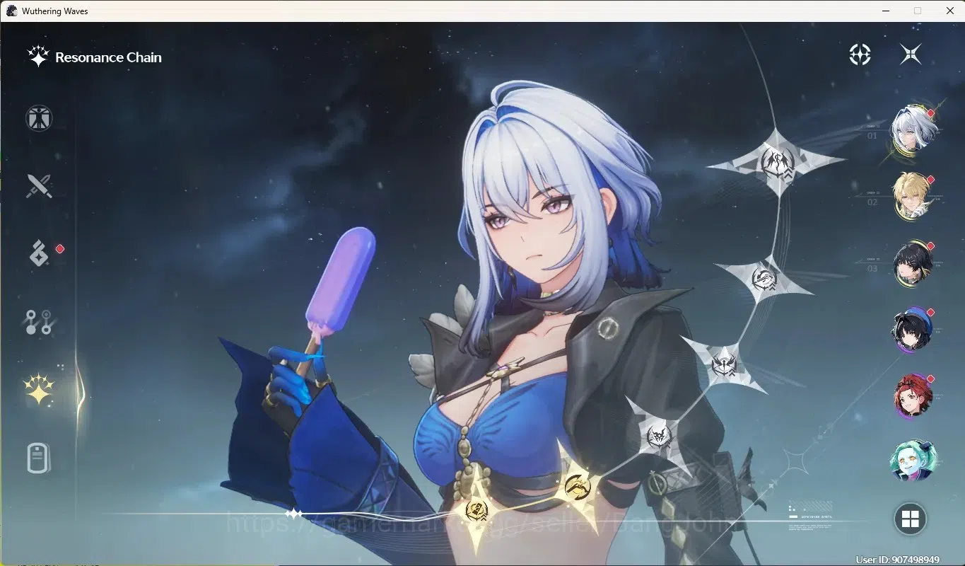 Wuthering Waves Accounts Starter SEA|UL 48|Rank 5|2 Char Limited [Galbrena RC2,Luuk Herssen RC1]+Sign,Rebecca|Mc 5
