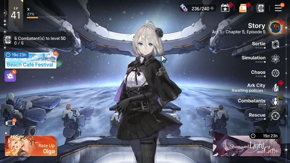 Buy Chaos Zero Nightmare Accounts - GLOBAL | Lv41 | 7 SSR
