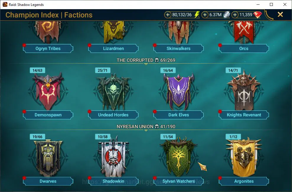 Raid: Shadow Legends Accounts Starter Lv7 758K Power|1 Mythic(Androc)+22 20
