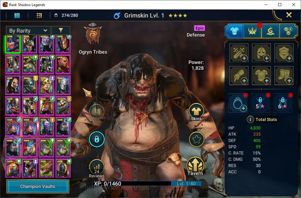 Raid: Shadow Legends Accounts Starter Lv7 758K Power|1 Mythic(Androc)+22 6