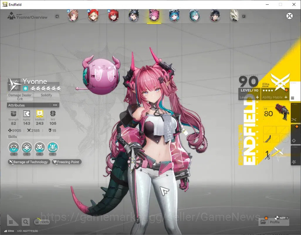 Arknights: Endfield Accounts ASIA|Lv 59|7 SSR (4 Limit) + 12 (*6 Weapon)|(Laeva image 11