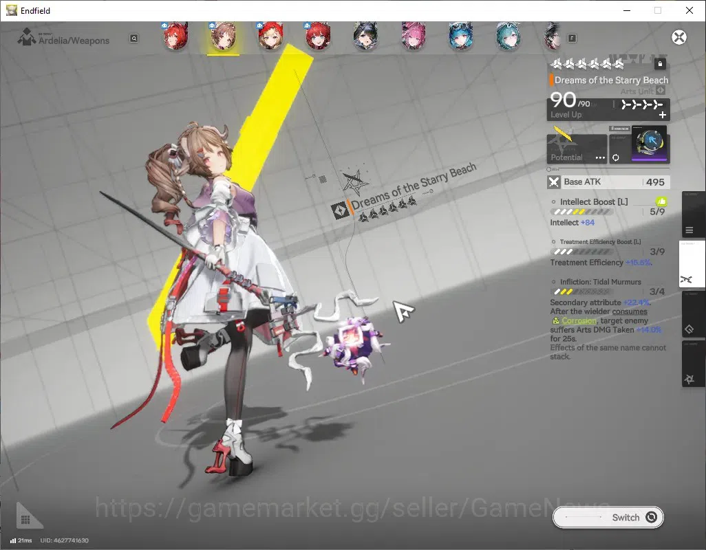 Arknights: Endfield Accounts ASIA|Lv 59|7 SSR (4 Limit) + 12 (*6 Weapon)|(Laeva image 13