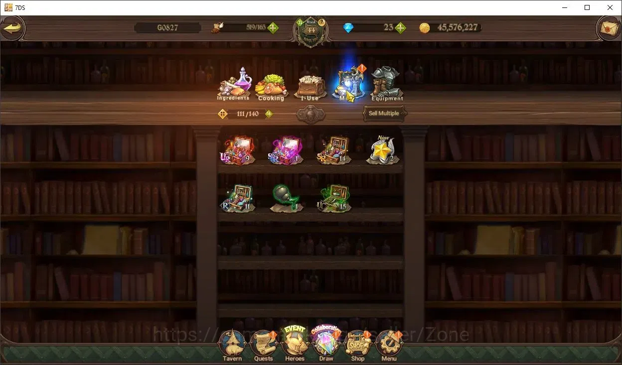 The Seven Deadly Sins: Grand Cross Accounts Others Global|922k CC|UR box sellector: full collab gachiakuta Tyrant Demon King 15