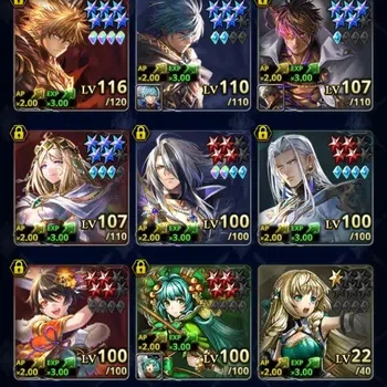 Last Cloudia Accounts Mid‑Game GLOBAL|Rank 20|Collab (Vargas,OK Ark),SM SeraA3,TelestioA4,King Of DragonA4,LeniusA2,Etc|22k